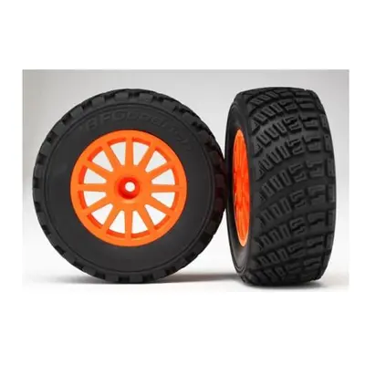 Traxxas kolo 2.2/3.0", disk Rally oranžový, pneu Gravel (2)