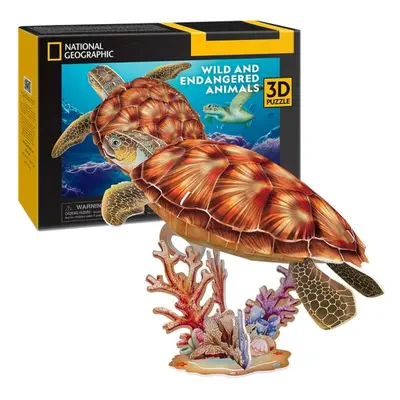 Puzzle 3D National Geographic Mořská želva - 31 dílků