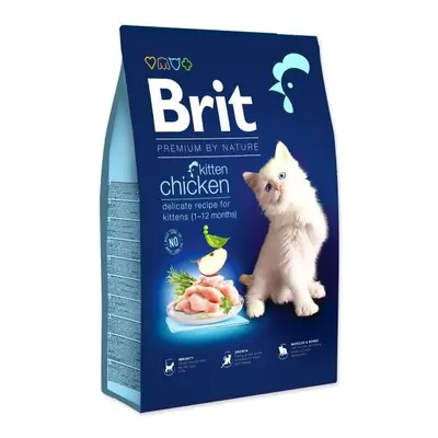 Krmivo Brit Premium by Nature Cat Kitten Chicken 8kg