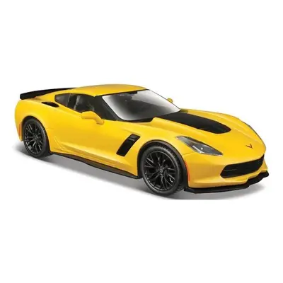 Maisto - 2015 Corvette Z06, žlutá, 1:24