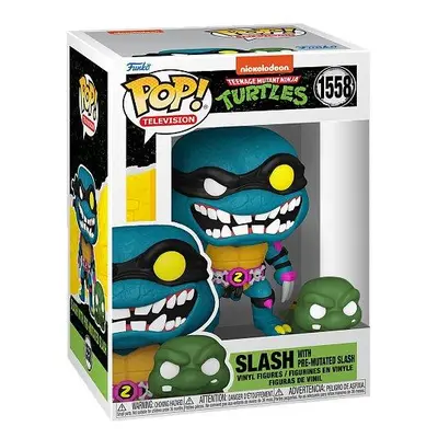 Funko POP&Buddy: TMNT S4 – Slash & Pre-mutated, turtle Slash