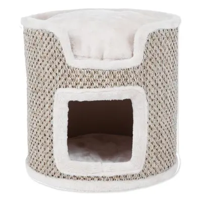 Odpočívadlo Trixie Ria Cat Tower světle šedé-přírodní 37cm