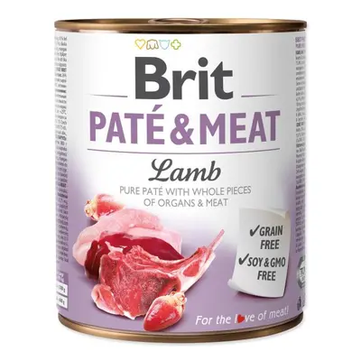 Konzerva Brit Paté & Meat jehně 800g