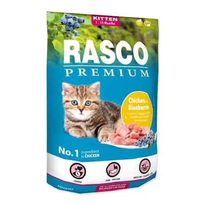 Krmivo Rasco Premium Kitten kuře s borůvkou 0,4kg