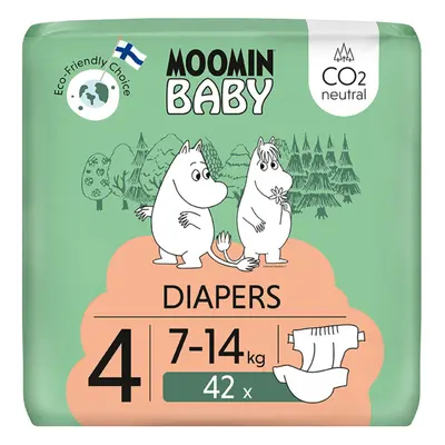 Moomin Baby 4 Maxi 7–14 kg (42 ks), eko pleny