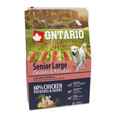 Krmivo Ontario senior Large Chicken & Potatoes 2,25kg