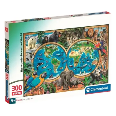 Puzzle 300 Úžasný svět zvířat