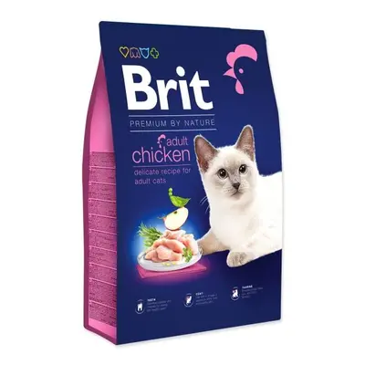 Krmivo Brit Premium by Nature Cat Adult Chicken 8kg