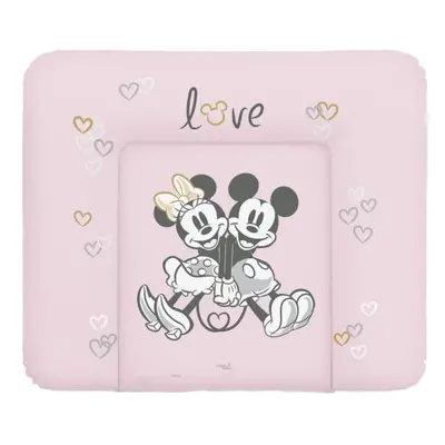 CEBA Podložka přebalovací měkká na komodu 85x72 Disney Minnie & Mickey Pink