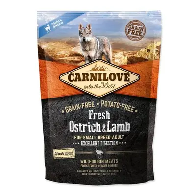 Krmivo Carnilove Dog Small Breed Fresh Pštros & Lamb 1,5kg