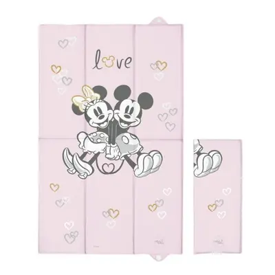 CEBA Podložka přebalovací cestovní 50x80 Disney Minnie & Mickey Pink