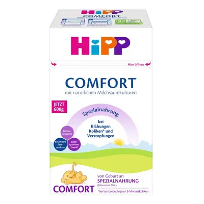 HiPP Comfort Speciální kojenecká výživa od narození, 600 g