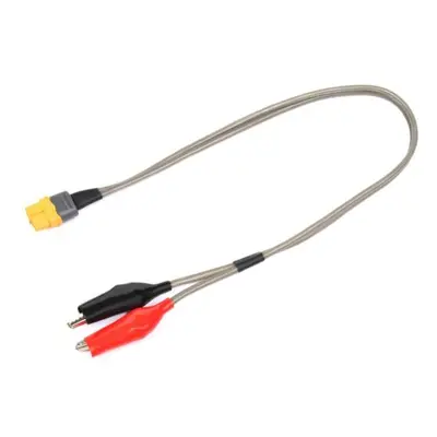 Konverzní kabel Pro XT-60 baterie - krokosvorky 14AWG 40cm