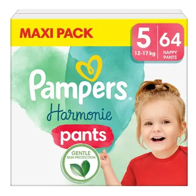 PAMPERS Kalhotky plenkové Harmonie Pants vel. 5 (64 ks) 12-17 kg