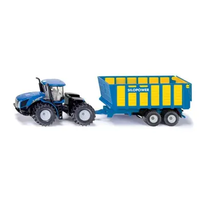 Siku Farmer - Traktor New Holland s přívěsem Joskin, 1:50