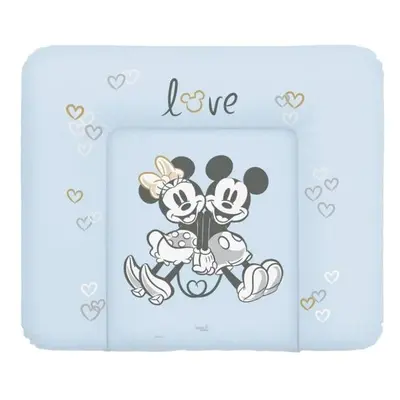 CEBA Podložka přebalovací měkká na komodu (85x72) Disney Minnie & Mickey Blue