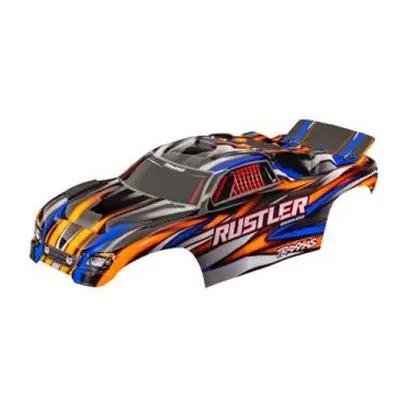 Traxxas karosérie Rustler oranžová (bezsponková)