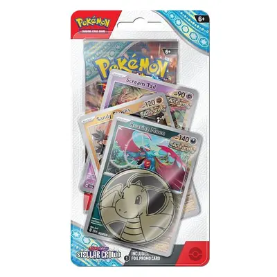 Pokémon TCG: SV07 Stellar Crown - Prémiový Checklane Blister