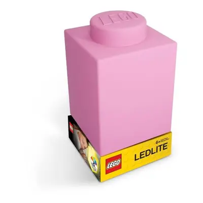 LEGO® Classic Silikonová kostka noční světlo - růžová