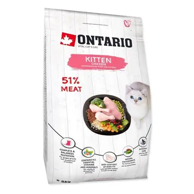 Krmivo Ontario Kitten Chicken 2kg