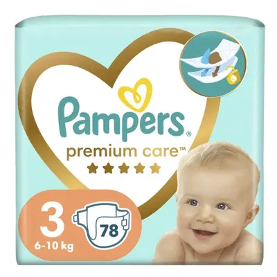 PAMPERS Plenky jednorázové Premium Care vel. L 3 (78 ks) 6-10 kg