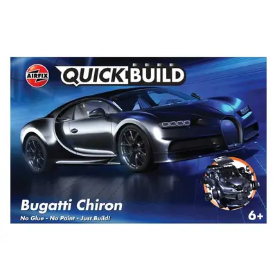 Quick Build auto J6025 - Bugatti Chiron - Černá