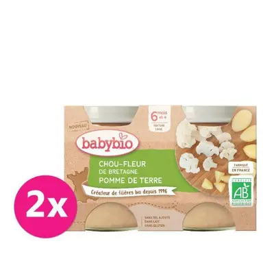 2x BABYBIO Květák a brambory (130 g)