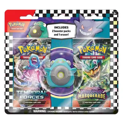 Pokémon TCG: Zpět do školy 2024 - 2 balení boosterů s žvýkačkou