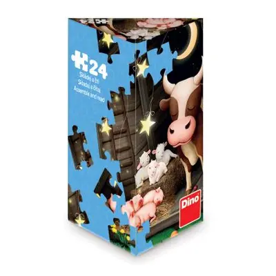 Puzzle Zvířátka na farmě 24 dílků