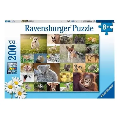 Ravensburger Koláž zvířecích mláďat 200 dílků