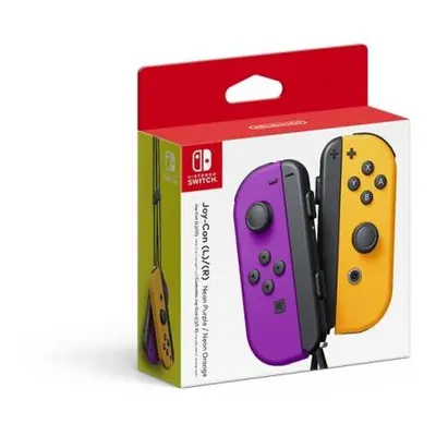 Joy-Con pár Neon fialová/Neon oranžová