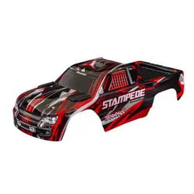 Traxxas karosérie Stampede červená (bezsponková)