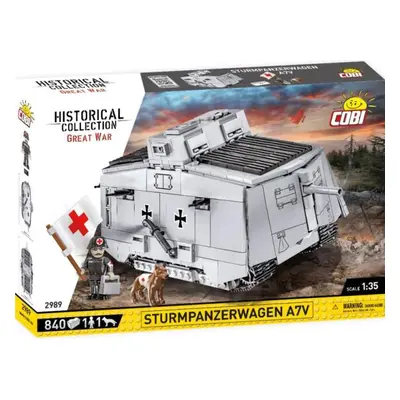 Cobi Great War Sturmpanzerwagen A7V, 1:35, 840k, 2f