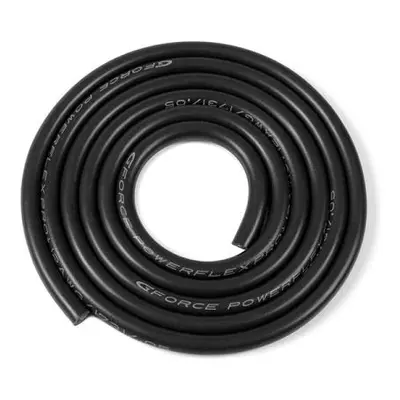 Kabel se silikonovou izolací Powerflex 12AWG černý (1m)