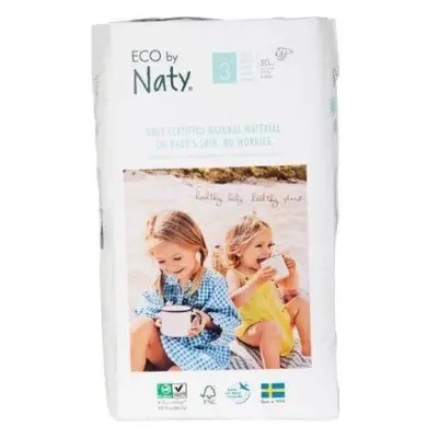 ECO BY NATY Plenky jednorázové 3 (4-9 kg) 50 ks - ECONOMY PACK