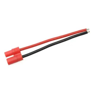 Konektor zlacený 3.5mm samice s kabelem 14AWG 10cm