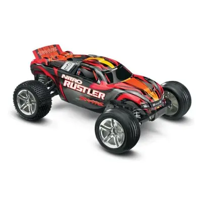 Traxxas Nitro Rustler 1:10 RTR červený