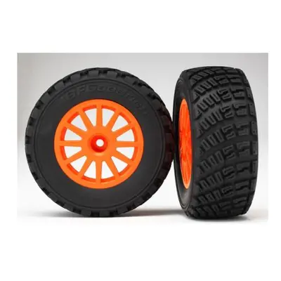 Traxxas kolo 2.2/3.0", disk Rally oranžový, pneu Gravel (2)