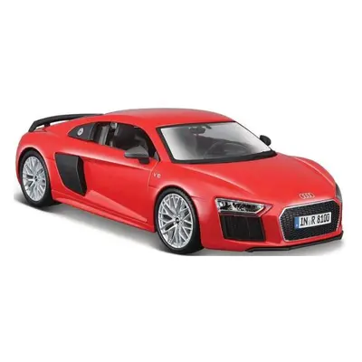 Maisto - Audi R8 V10 Plus, červené, 1:24