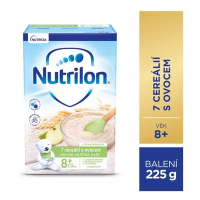 NUTRILON Pronutra Mléčná kaše 7 cereálií s ovocem od uk. 8. měsíce 225 g