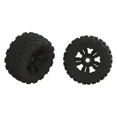 Arrma kolo s pneu dBoots Copperhead2 MT, černý disk (2)