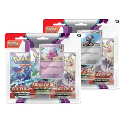 Pokémon TCG: SV02 Paldea Evolved – 3 Blister Booster