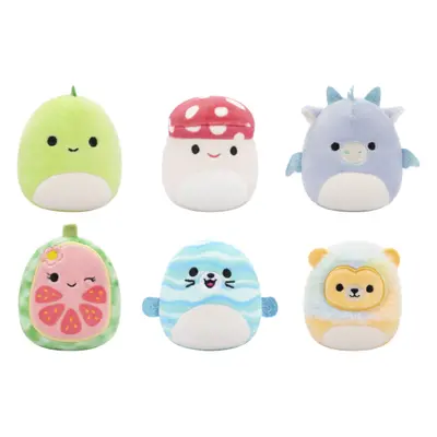 SQUISHMALLOWS Micromallows 6Pack - Lev, Dinosaurus, Guava, Houba, Drak, Tuleň