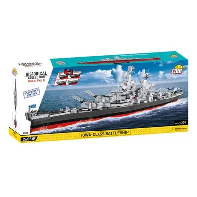 Cobi II WW IOWA-class battleship 4 v 1, 1:300, 2685 k EXECUTIVE