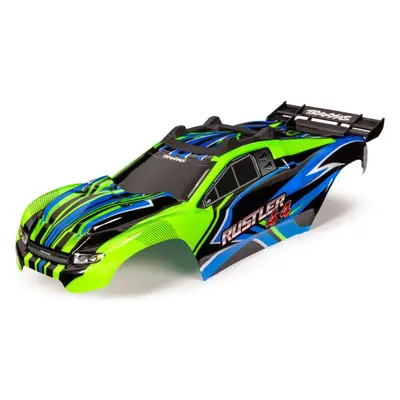 Traxxas karosérie Rustler 4X4 zeleno-modrá