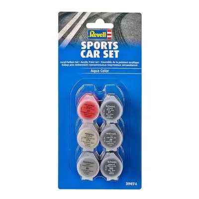 Sada barev Aqua Color 39074 - Sports Car Set (6 x 5ml)