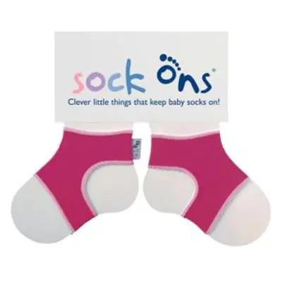 KIKKO Sock Ons Držák ponožek Classic - Fuchsia (0-6m)