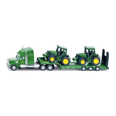 Siku Farmer - Tahač s podvalníkem a traktory John Deere, měřítko 1:87