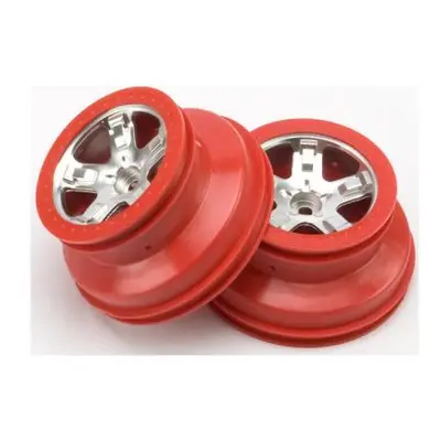 Traxxas disk 2.2/3.0" SCT saténový-červený (2) (2WD přední)