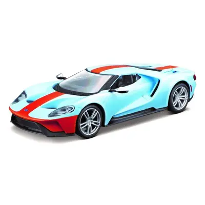 Bburago 1:32 Ford GT - 2019 - Světle modrá / Oranžová